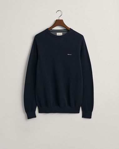 GANT Cotton Pique Crew Neck